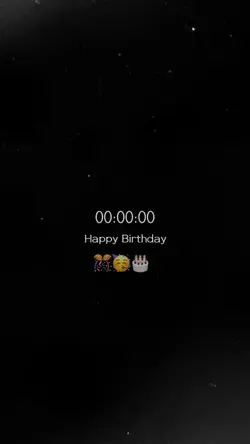 HAPPY BIRTHDAY 