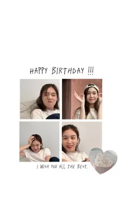 Your birthday 🎂🤏🏻 