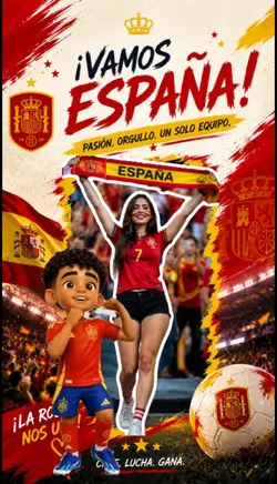 Vamos España La Roja