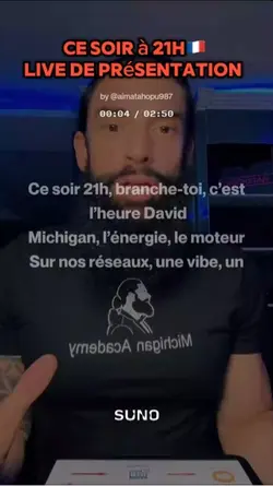 Live de David 