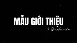 MẪU GIỚI THIỆU TVIÊN