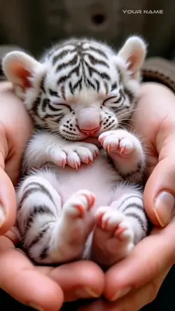 Cute tiny Ai tiger