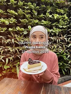 HBD 27 AGUSTUS 2025