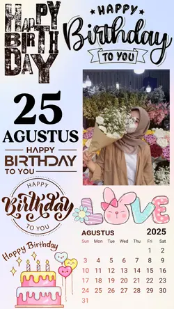 25 Agustus Hbd