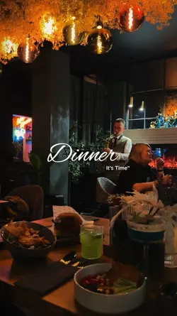 Dinner it's time