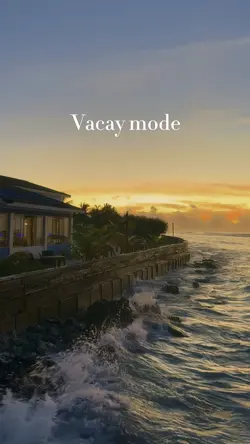 Vacay mode ON