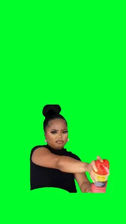 Lady spraying bug