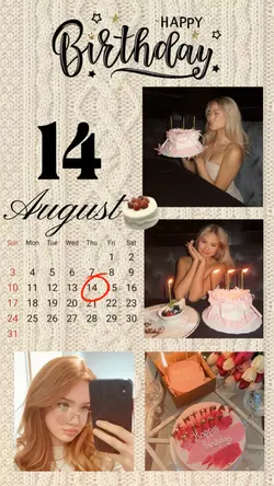 BIRTHDAY 14 AUGUST