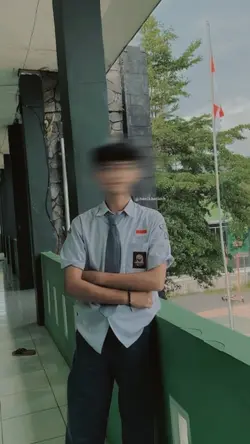 Efek blur wajah