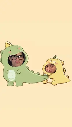 couple dinosaur