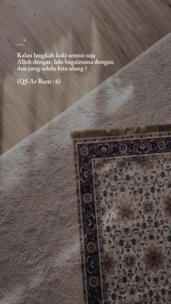 dengan do'a yang