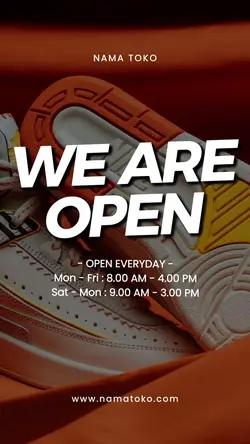 story : we are open