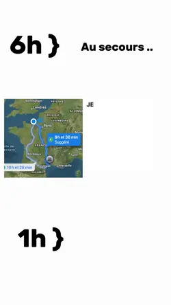 La route …