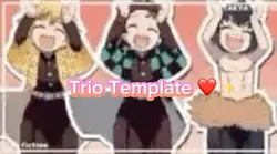TRIO TEMPLATE ❤️✨