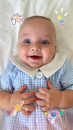 template bayi lucu
