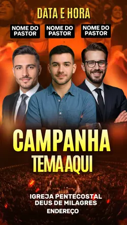 cartaz de culto 