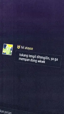 Tukang tengil nih