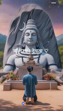 मन्दिरको देउता ढोगेर