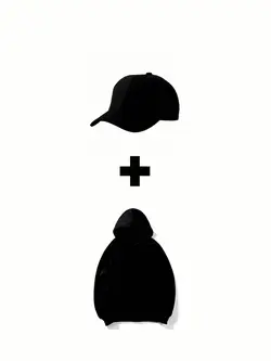 topi + hoodie