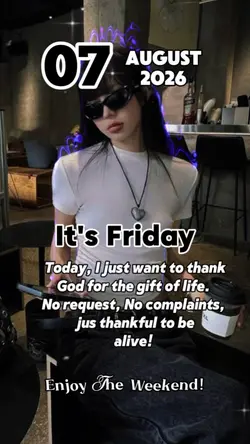 it's Friday 