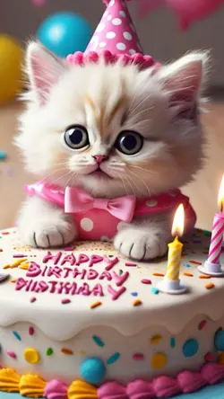 Happy birthday cat