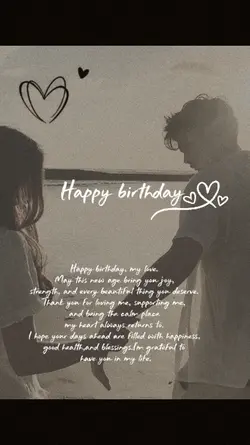 happybirthdaymylove