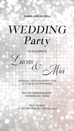 Wedding invitation 