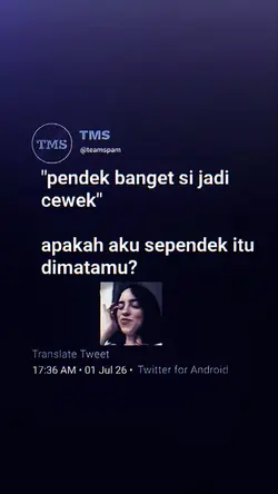 pendek banget si jdi