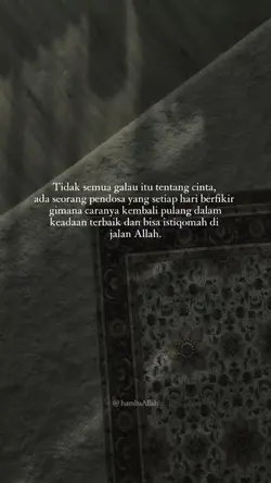Tidak semua galau