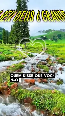 O seu DEUS e grande 