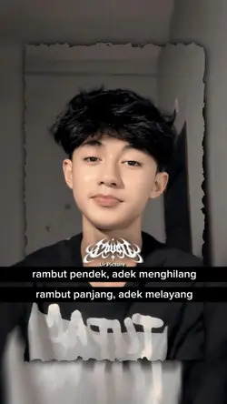 rambut pendek, adek