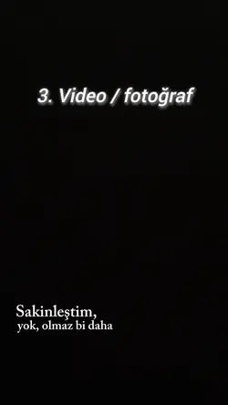 Sakinleştim