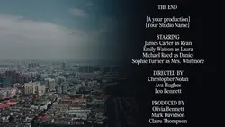 END CREDITS FILM
