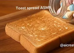 Toast spread ASMR