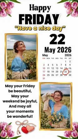 Friday 22 May 2026