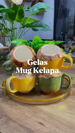 Gelas mug kelapa
