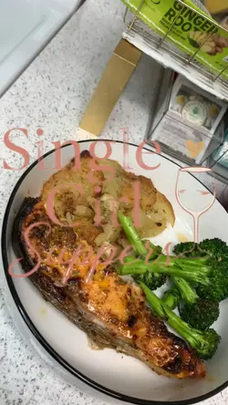 Agave glazed salmon 