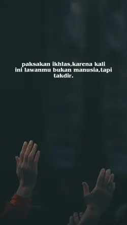 paksakan ikhlas