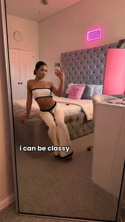 I can be classy or
