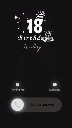Birthday 18 years