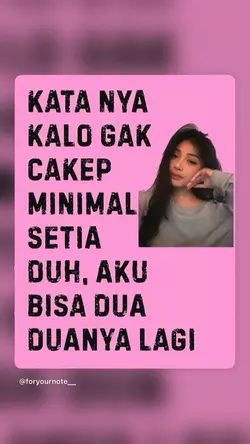 katanya kalo gak