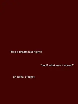 ihadadreamlastnight