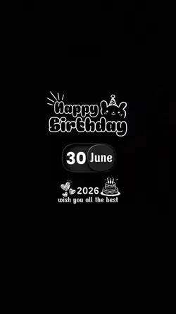 hbd 30 june 2026