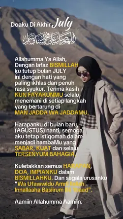 Doaku diakhir Juli
