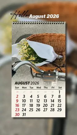 Calendar August 2026
