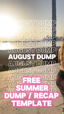 August / summer dump