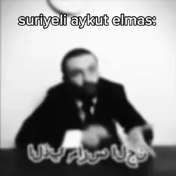 suriyeli aykut elmas