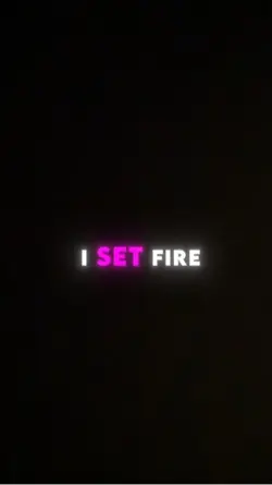 set fire to the rain