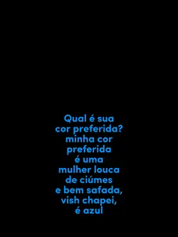 Qual é sua cor fvr?