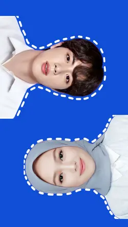 Foto latar biru